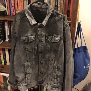 George brand gray (never worn) jean jacket. Punk af gonplaywidit
